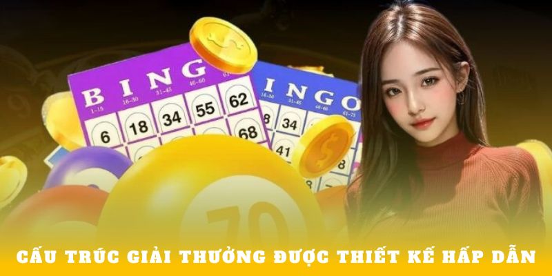 Cấu trúc giải thưởng được thiết kế hấp dẫn